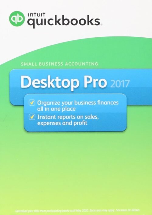 Intuit QuickBooks Desktop Pro 2017 Small Business Accounting Software [Old Version]